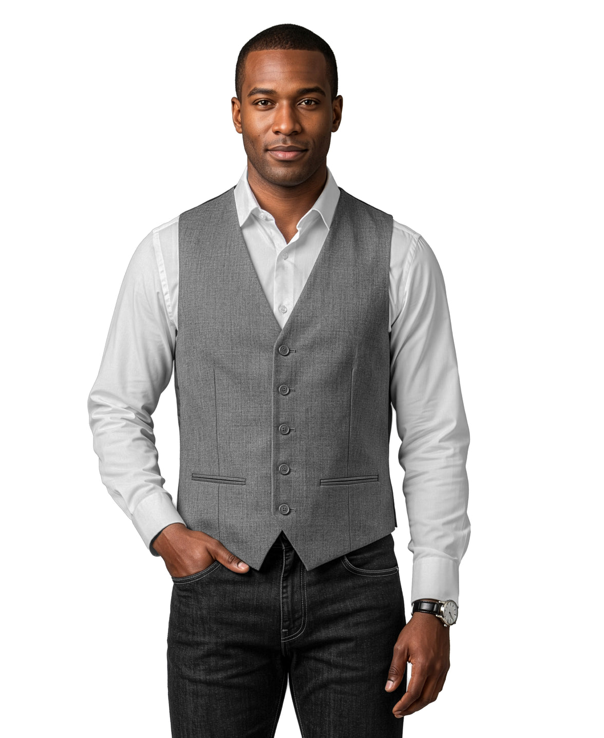 Zegarie Tailored-Fit Suits Separates Vest