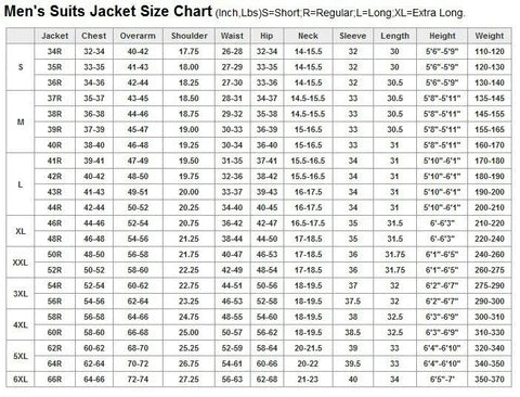 Mens suit_size_chart_custom fitted suits