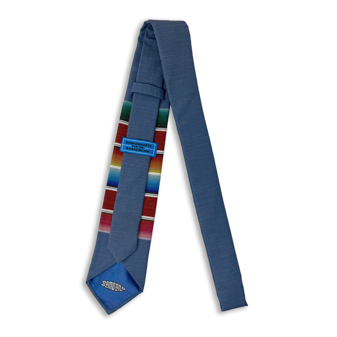 Mexican Blanket (storm-blue) Men's Tie Church tie from Kator Shop in Logan, Utah — classic, respectful, and comfortable design perfect for weekly services.