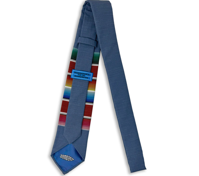 Mexican Blanket (storm-blue) Men's Tie Church tie from Kator Shop in Logan, Utah — classic, respectful, and comfortable design perfect for weekly services.