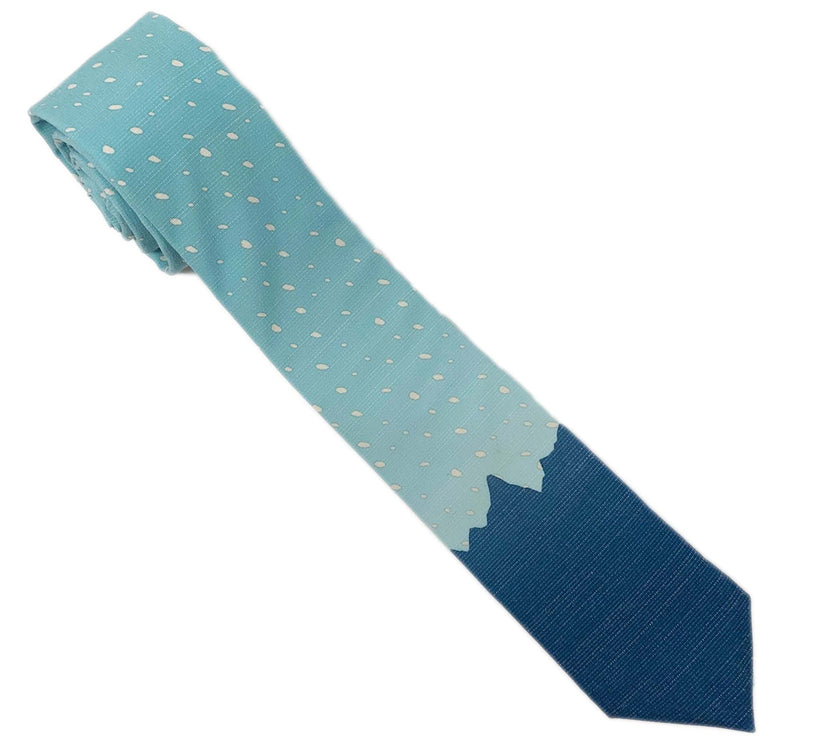 Mountain Time (Light Blue) Men's Tie Missionary tie built to last through daily wear — crafted in Logan, Utah by Kator Shop for elders serving around the world.