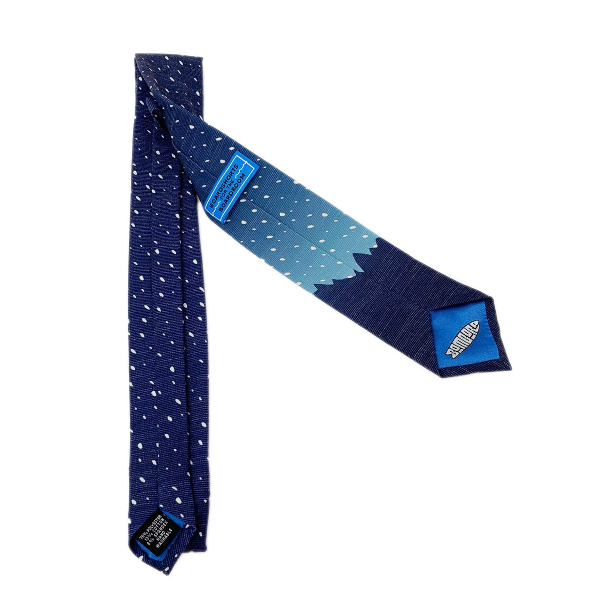 Mountain Time (Navy) Men's tie Business tie from Kator Shop in Logan, Utah — premium material designed for confidence and all-day comfort at work.