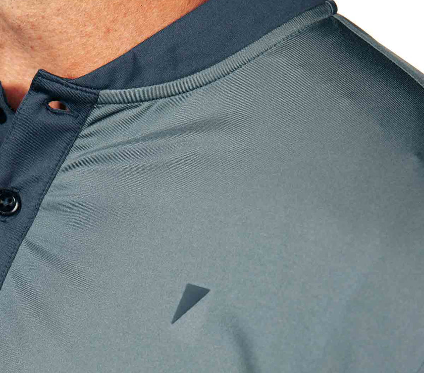 Two Tone Navy/Gray Blade Polo