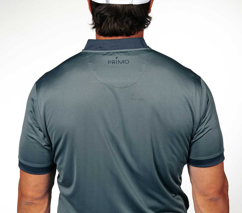 Two Tone Navy/Gray Blade Polo