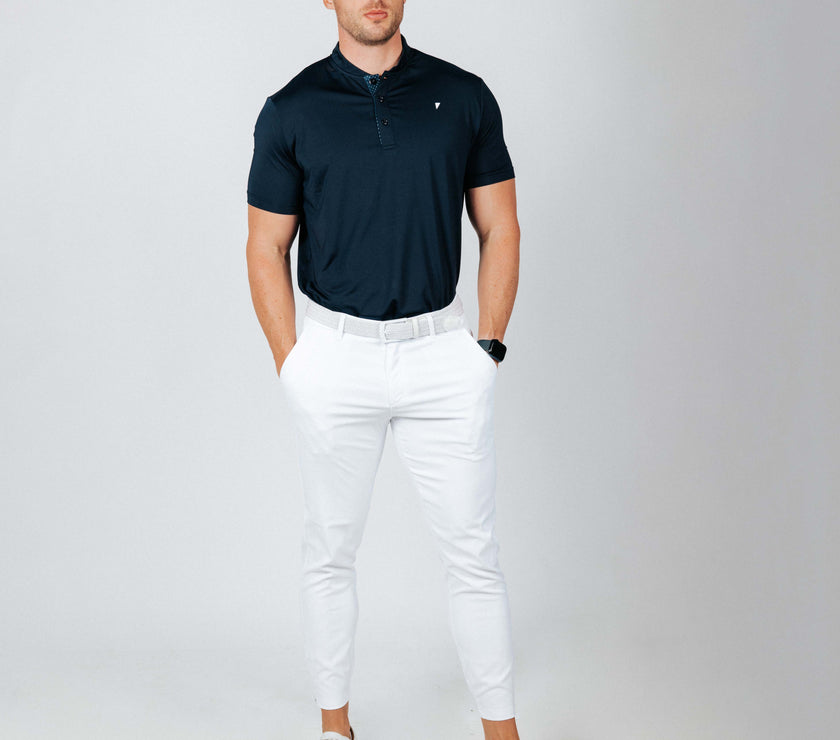 Navy Blade Polo