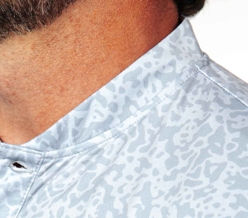 Pale Gray First Cut Blade Polo