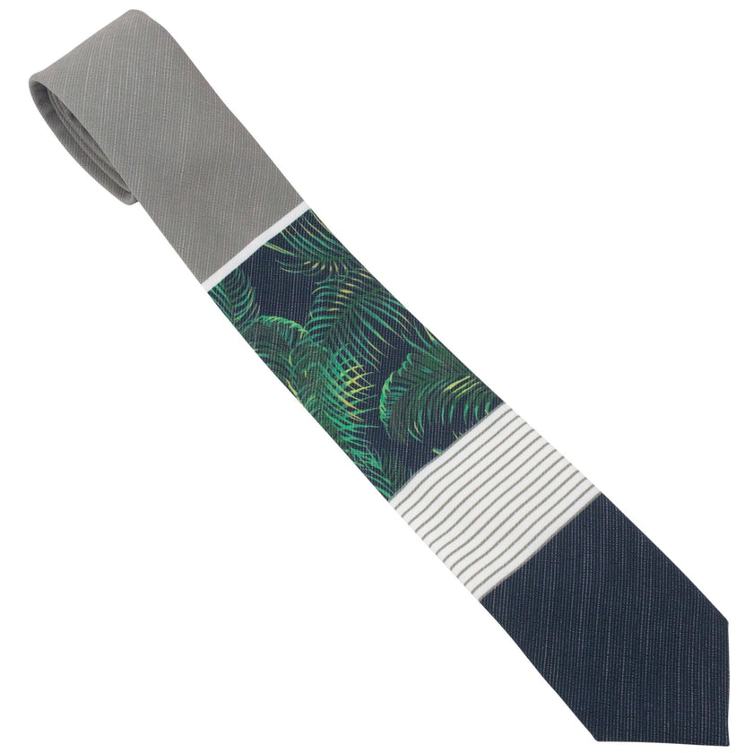 Palm Frond-liness Men's Bombora Tie Formal tie from Kator Shop Logan — refined Utah design for galas, ceremonies, and special occasions.