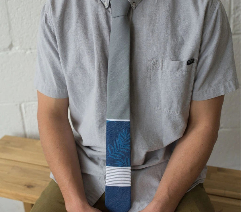Palm Panel Men's Tie Business tie from Kator Shop in Logan, Utah — premium material designed for confidence and all-day comfort at work.