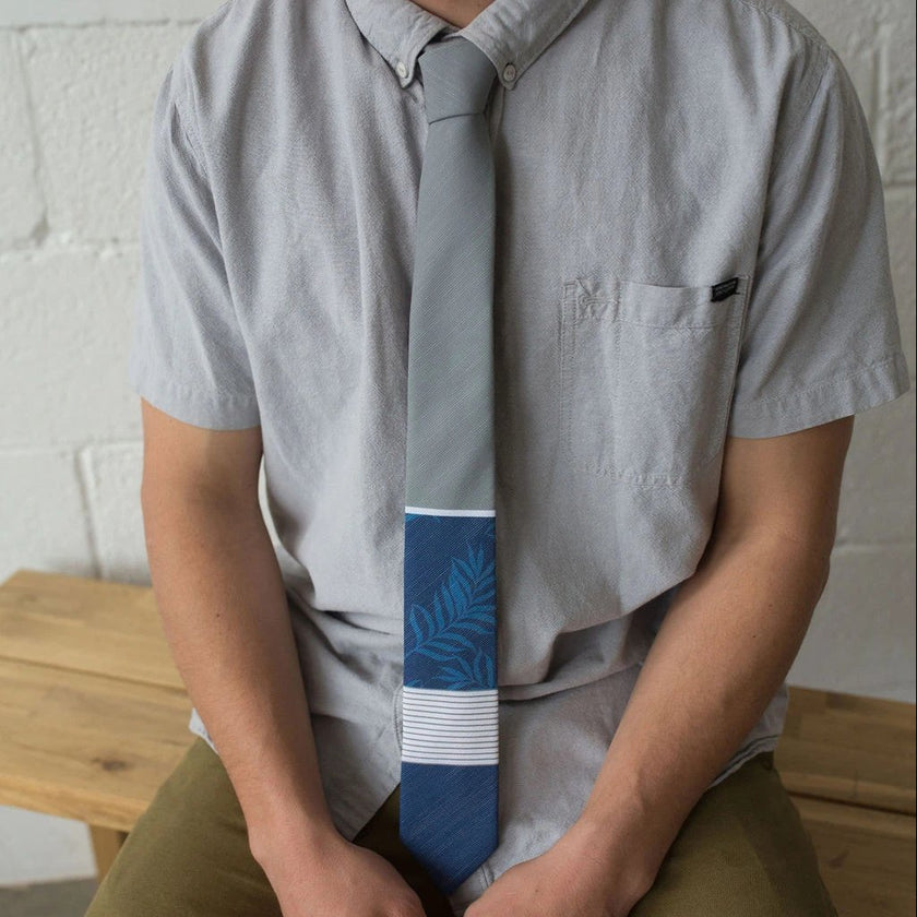 Palm Panel Men's Tie Business tie from Kator Shop in Logan, Utah — premium material designed for confidence and all-day comfort at work.