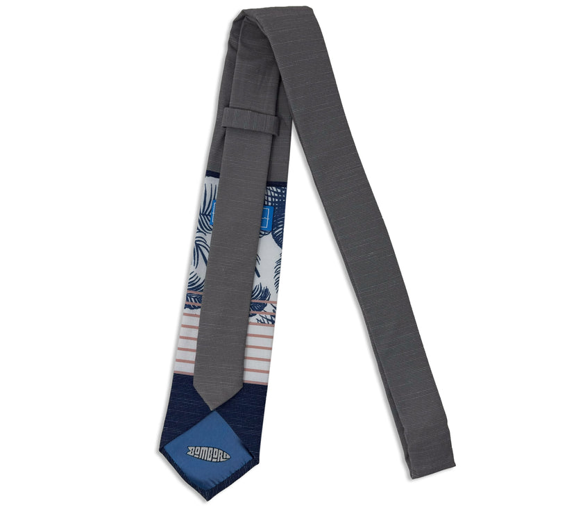 Pink Palm Stripes Men's Tie Business tie from Kator Shop in Logan, Utah — premium material designed for confidence and all-day comfort at work.