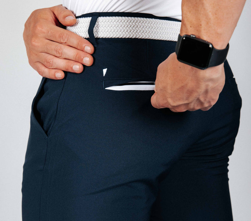 Man wearing a tailored PrimoNavyJoggerPDP-4 from Kator Shop in Logan, Utah – premium men’s fashion built for comfort and confidence.