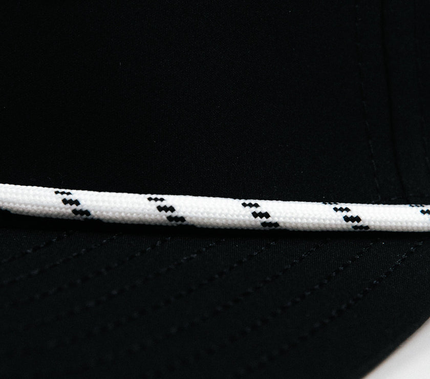 Black Cursive Hat
