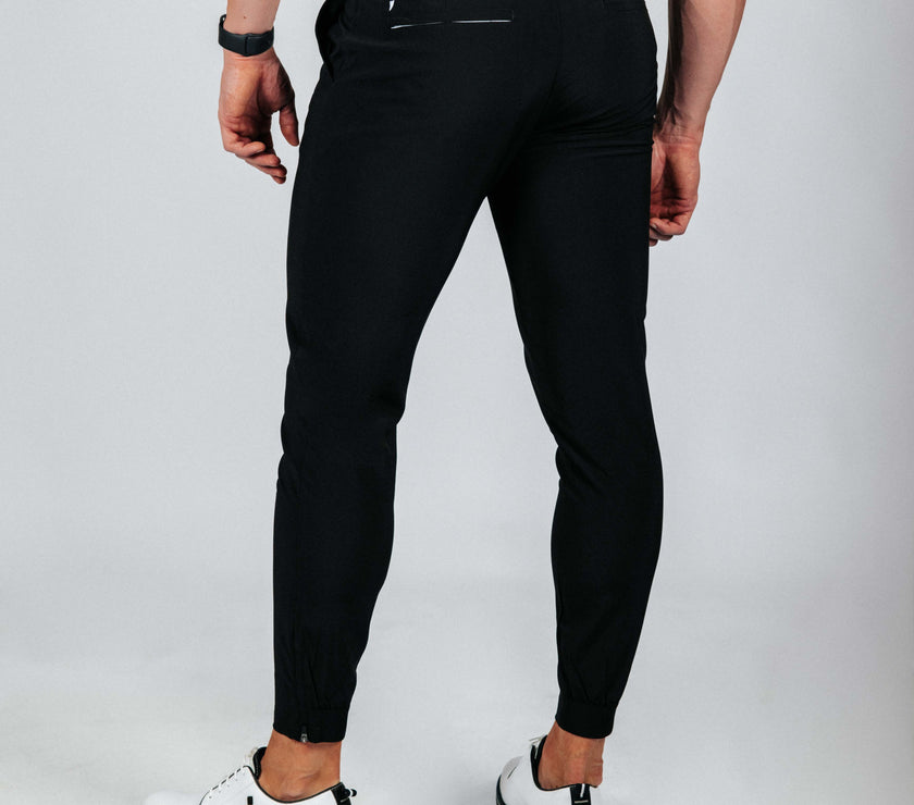 Men's Black Golf Jogger