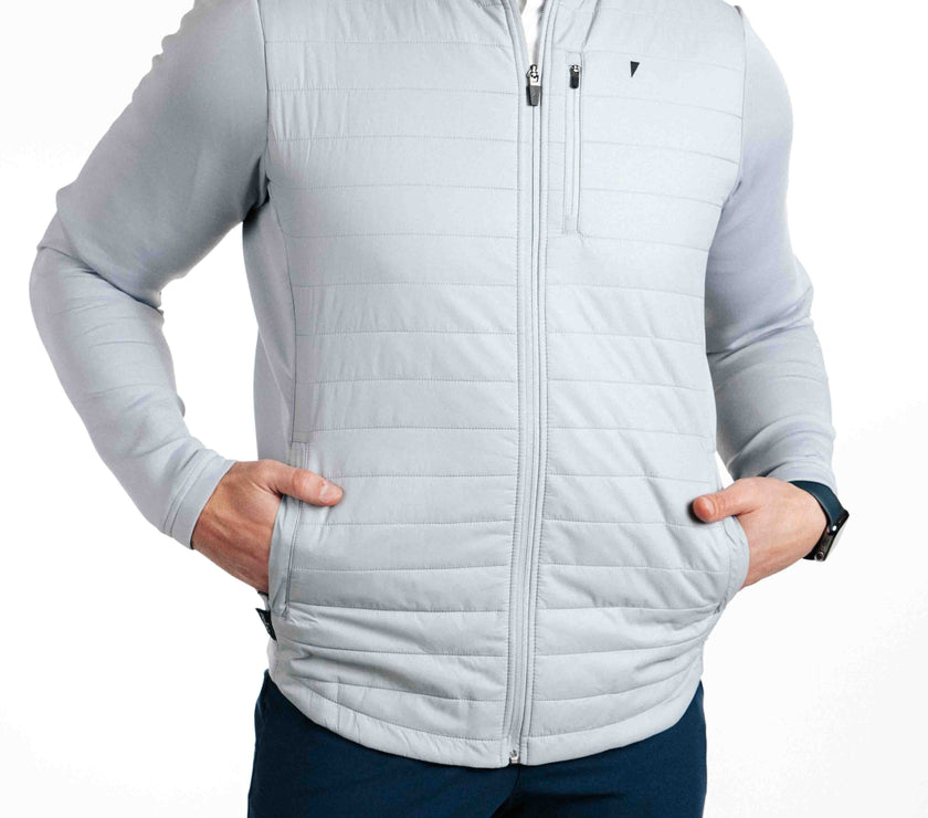 Light Gray Hybrid Jacket