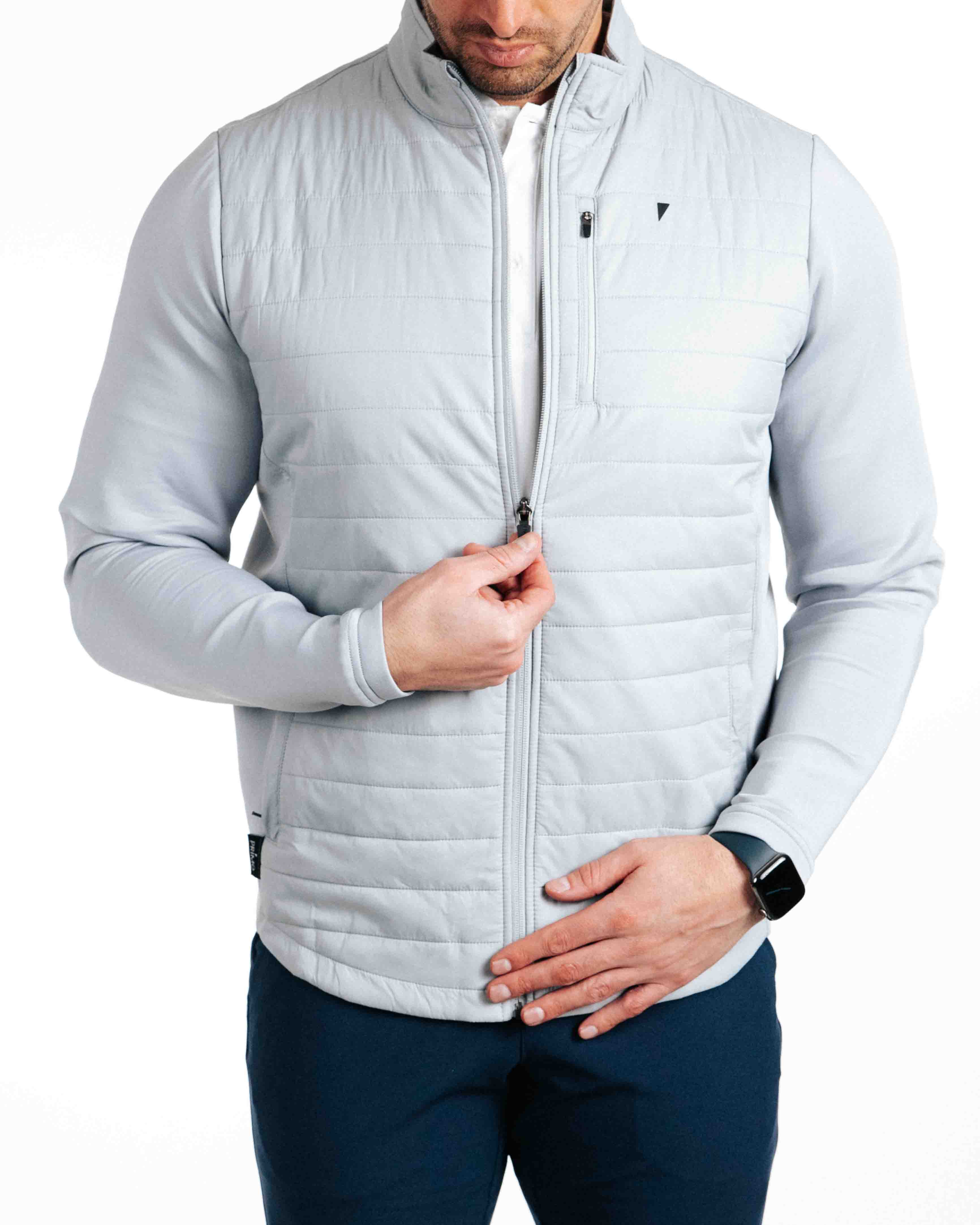 Light Gray Hybrid Jacket