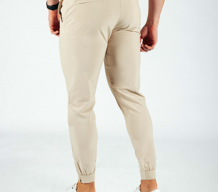 Men's Light Khaki Golf Jogger