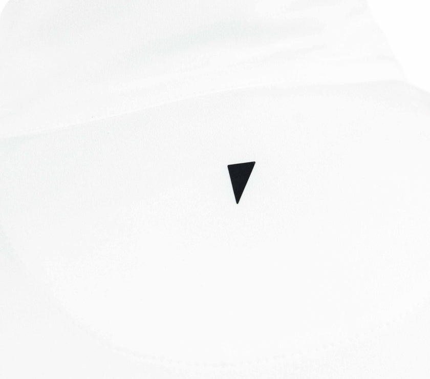 White Classic Quarter Zip