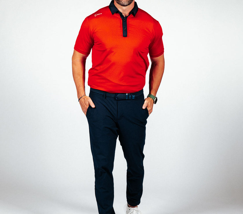USA Red Classic Polo