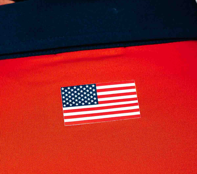 USA Red Classic Polo