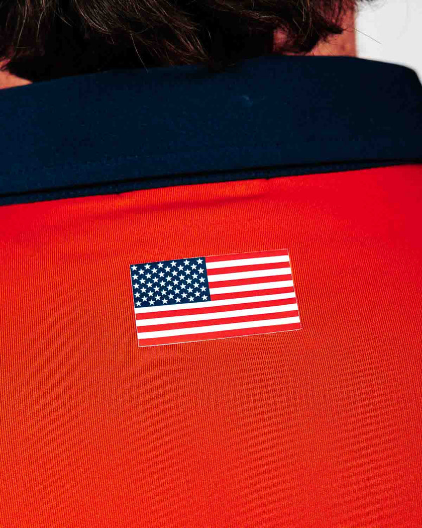 USA Red Classic Polo