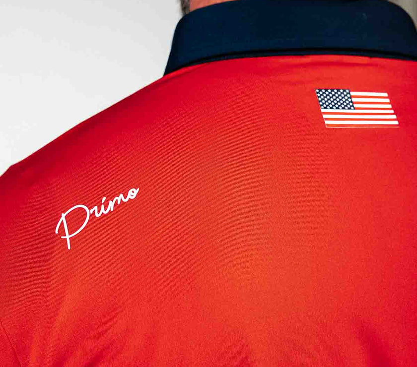 USA Red Classic Polo