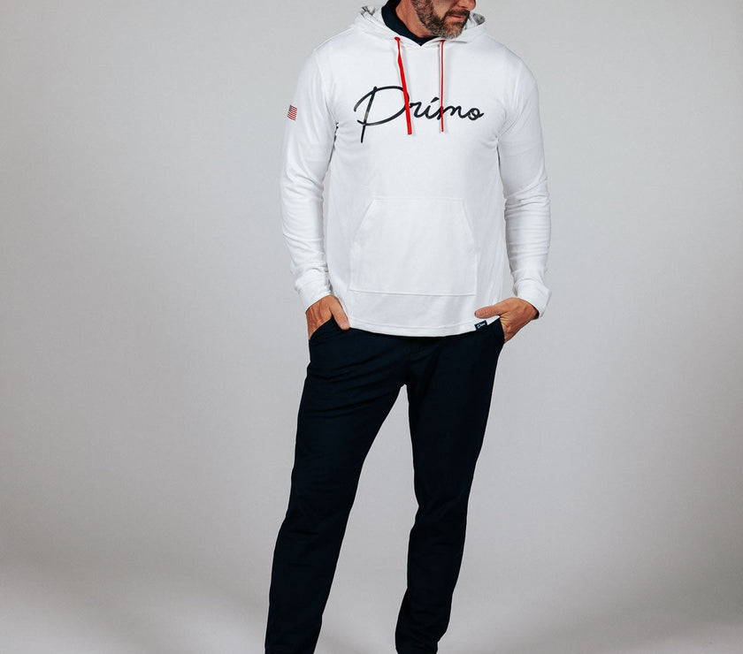 USA White Hoodie