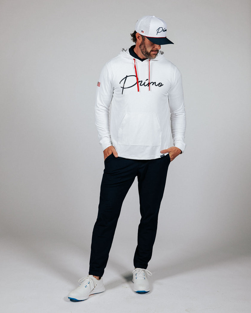USA White Hoodie