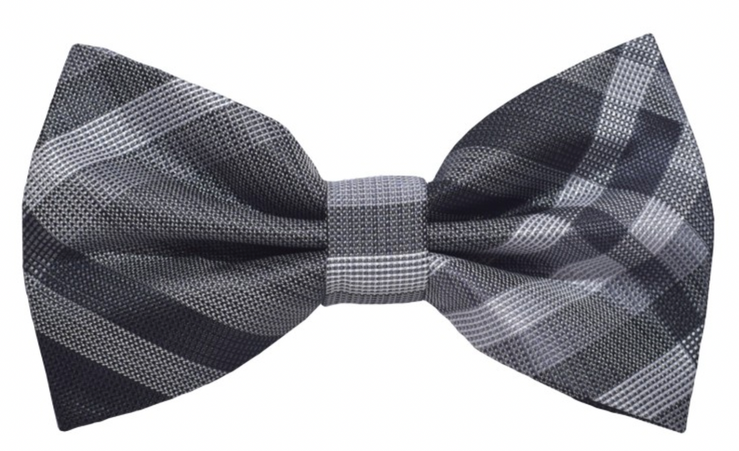 Brand Q Plaid Bow Tie & Hanky