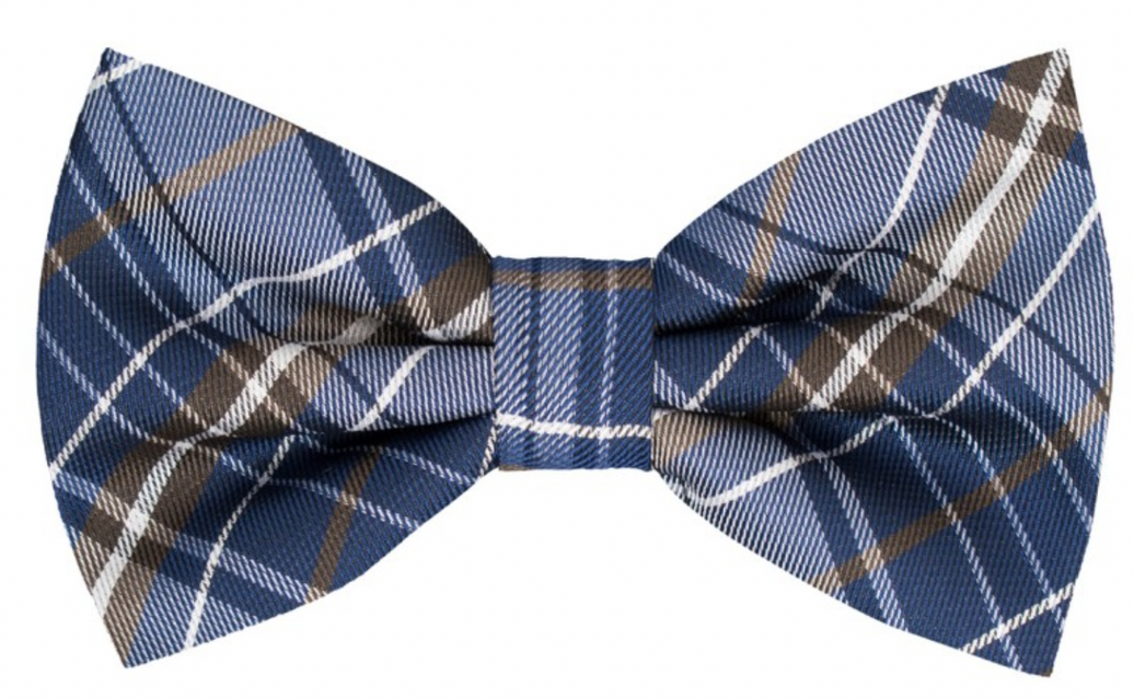 Brand Q Plaid Bow Tie & Hanky