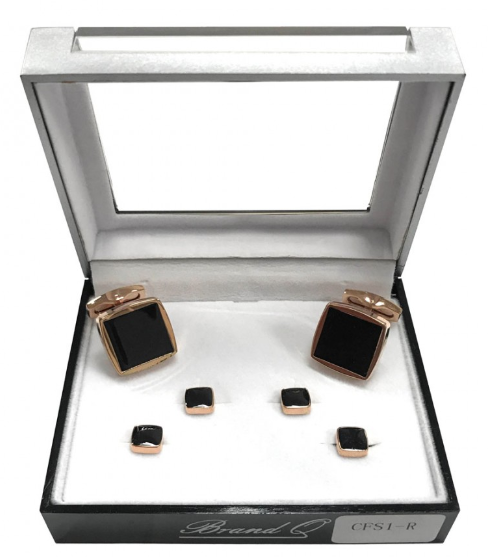 Cufflinks with Tuxedo Studs