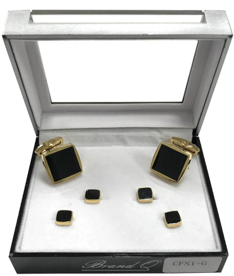 Cufflinks with Tuxedo Studs