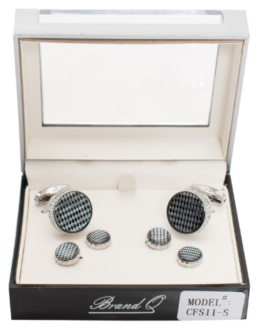 Cufflinks with Tuxedo Studs