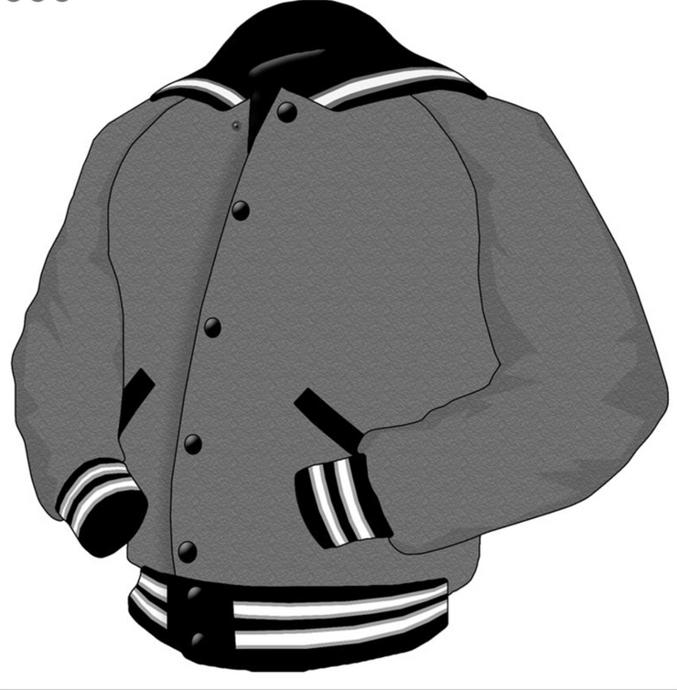 Wool Sleeve Letterman Jacket
