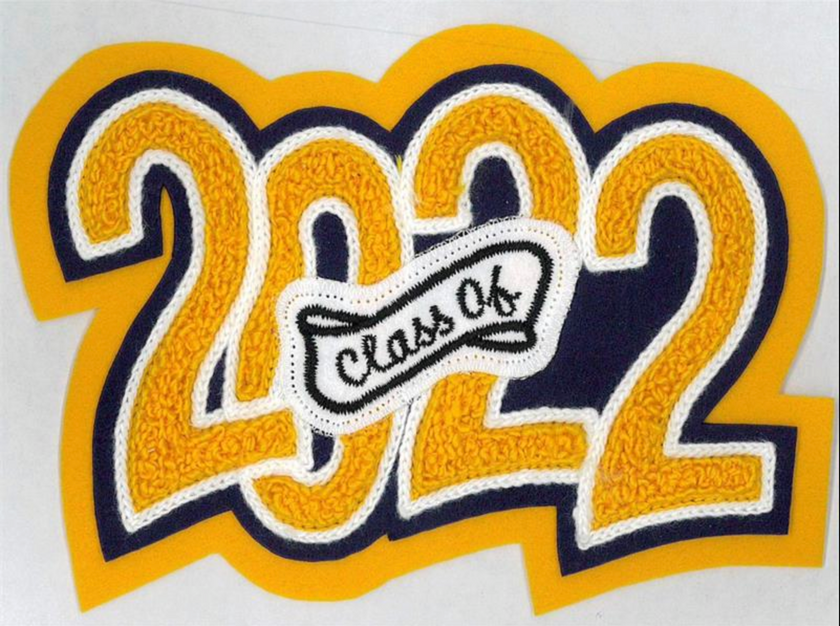 Double Felt Crazy Block Graduation Number