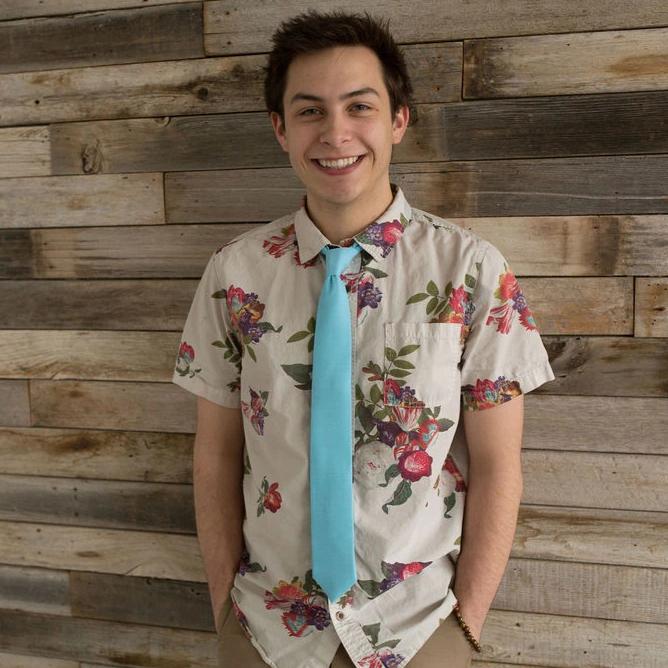 Solid Solids (light-blue) Men's Tie Elegant wedding tie from Kator Shop — designed in Utah for timeless wedding style that photographs perfectly.