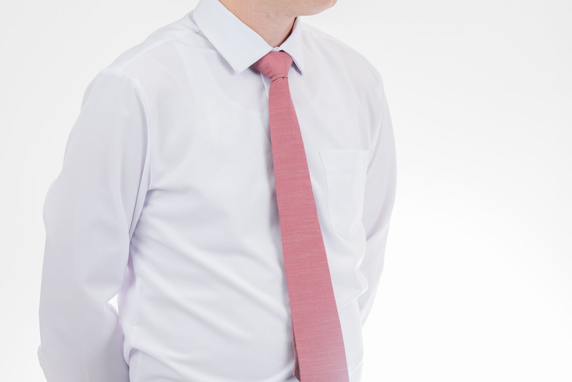 Solid Solids (red) Men's Tie Formal tie from Kator Shop Logan — refined Utah design for galas, ceremonies, and special occasions.
