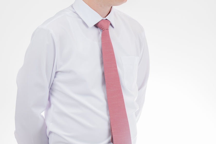 Solid Solids (red) Men's Tie Formal tie from Kator Shop Logan — refined Utah design for galas, ceremonies, and special occasions.