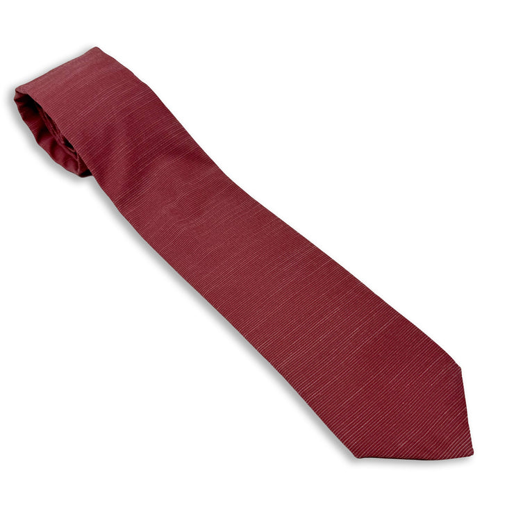 Solid Solids (red) Men's Tie Missionary tie built to last through daily wear — crafted in Logan, Utah by Kator Shop for elders serving around the world.