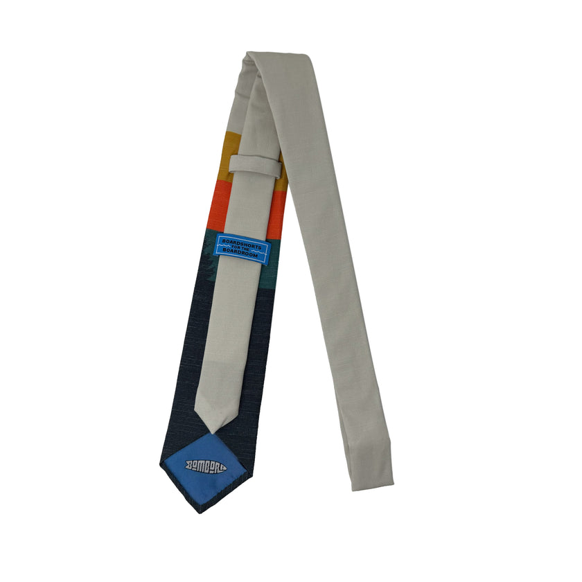 Sunrise Pines (orange-cream) Men's Tie Premium tie from Kator Shop in Cache Valley — thoughtful Utah gift for birthdays, missions, or holidays.