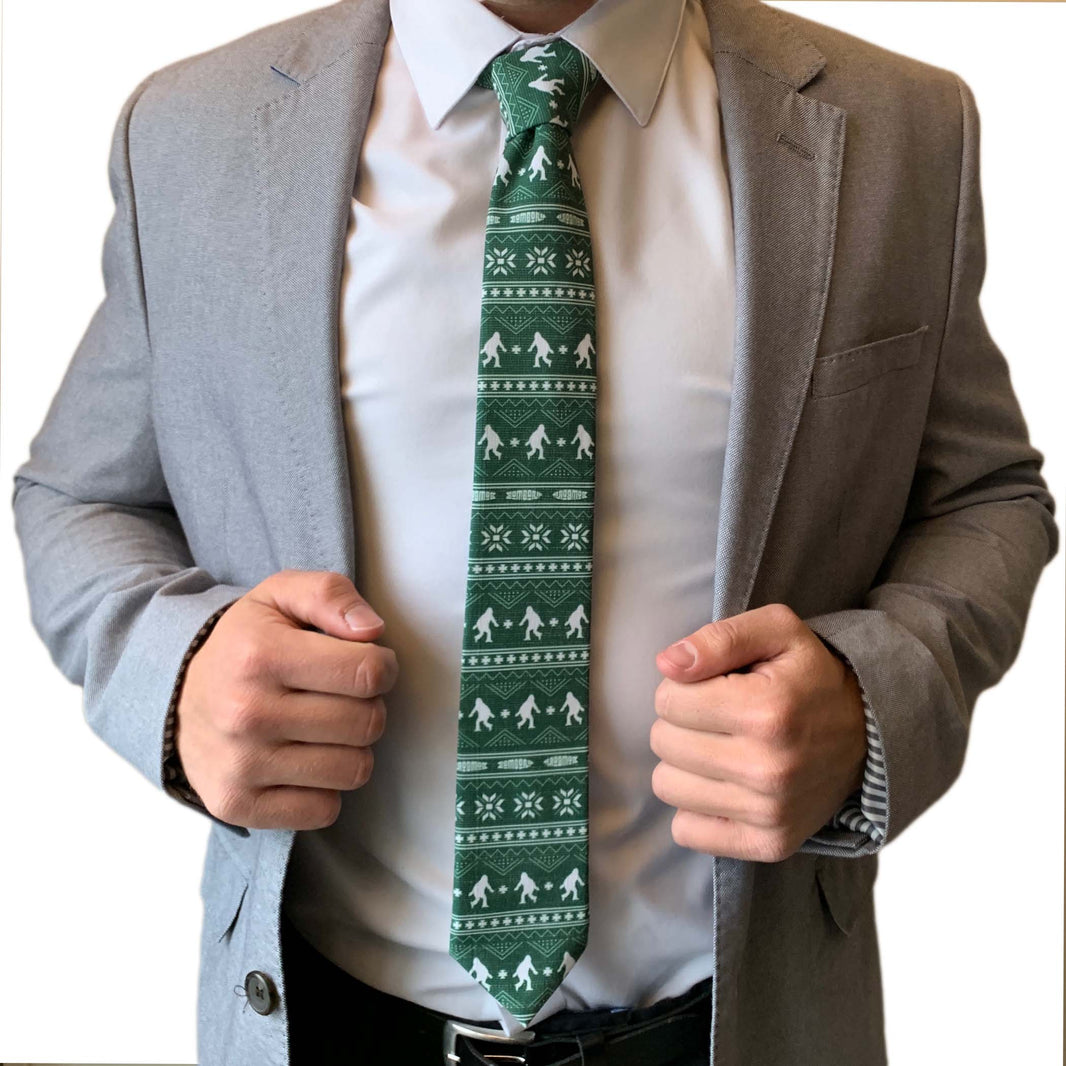 UglySweater_green_3 Tie Tie tailored in Logan, Utah – Kator Shop men’s fashion accessory designed with elegance and detail.