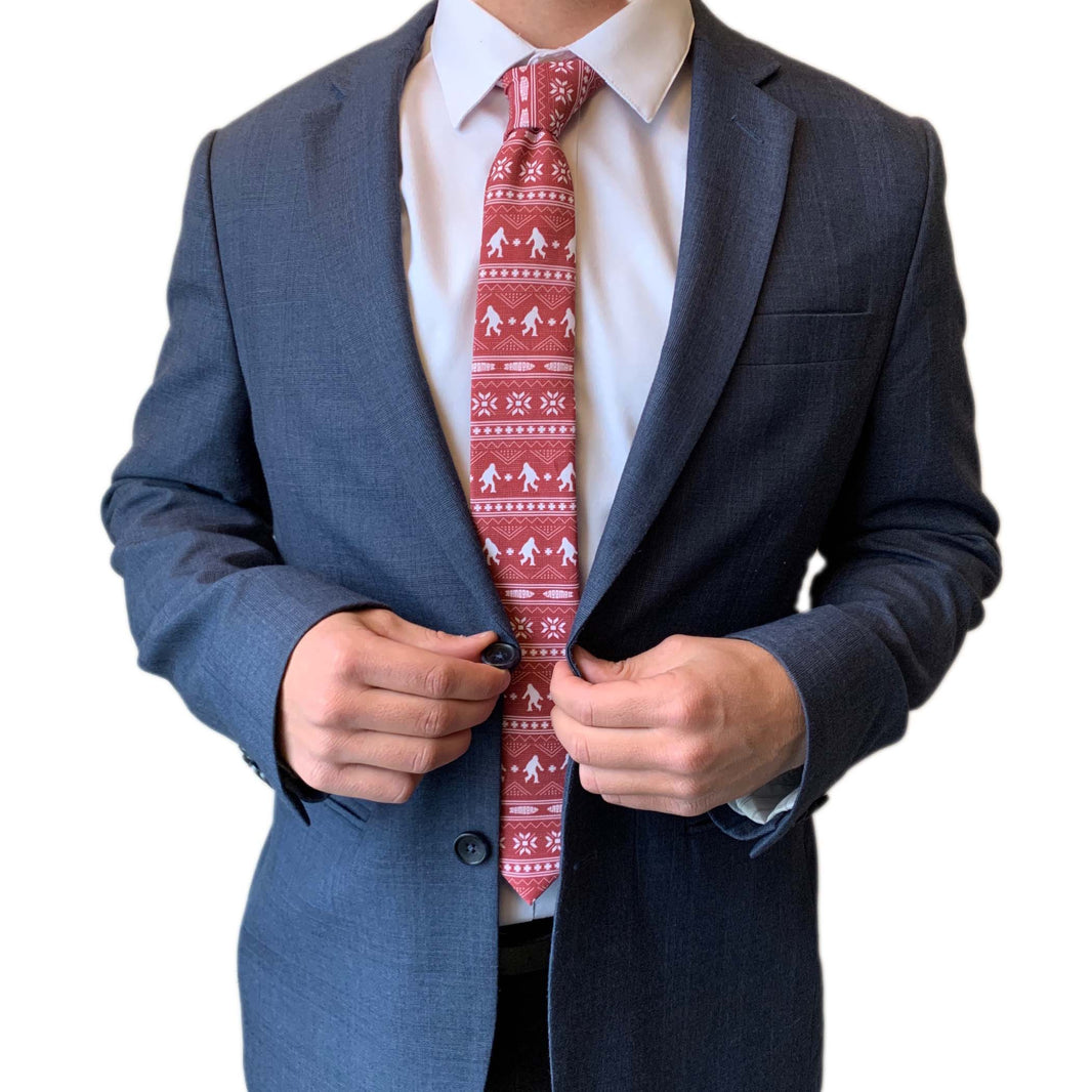 UglySweater_red_3 Tie from Kator Shop in Logan, Utah – high-quality men’s accessory made for timeless style and confidence.