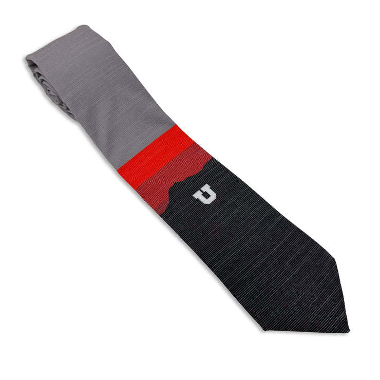 University of Utah Mountain Men's Tie Tie built for LDS missionaries from Kator Shop in Logan, Utah — durable, clean, and made to last through daily wear.