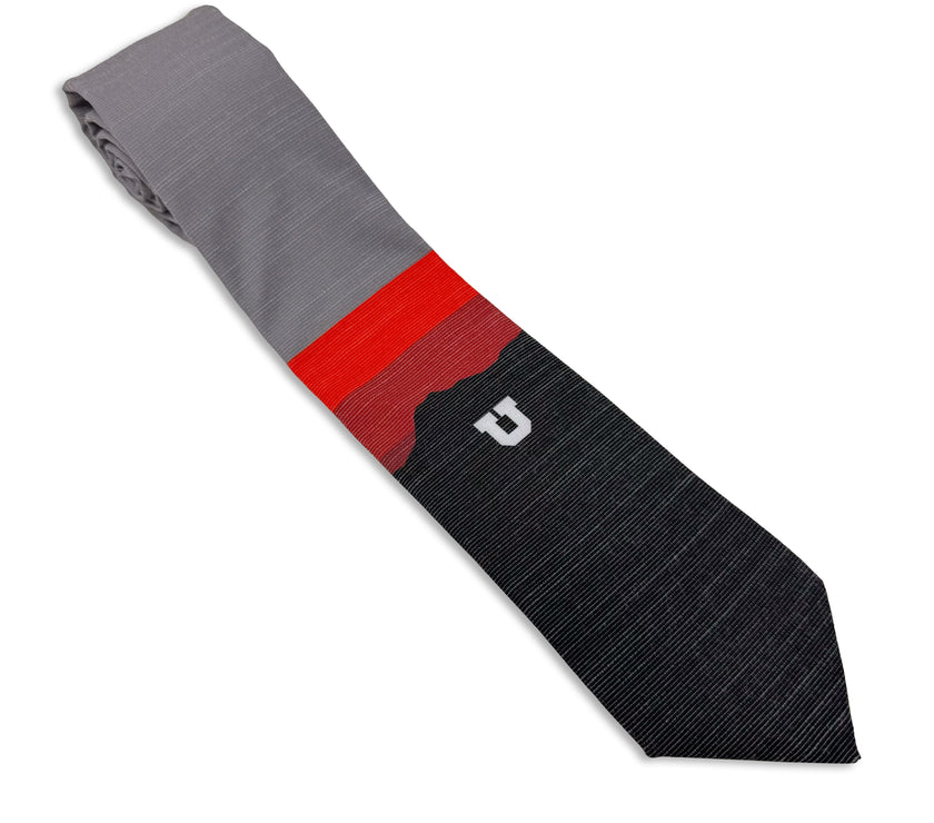 University of Utah Mountain Men's Tie Tie built for LDS missionaries from Kator Shop in Logan, Utah — durable, clean, and made to last through daily wear.