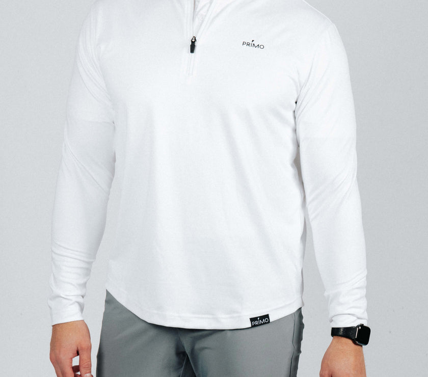 White Blade Quarter Zip