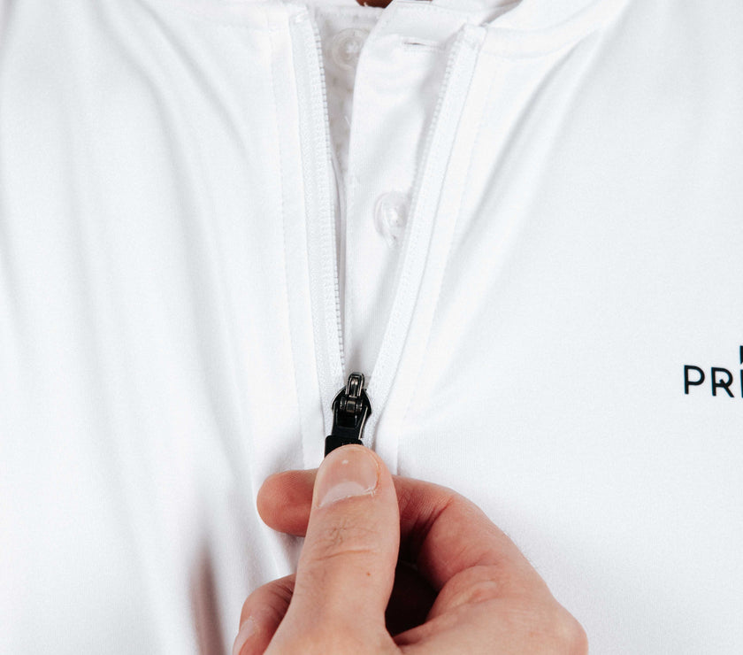White Blade Quarter Zip