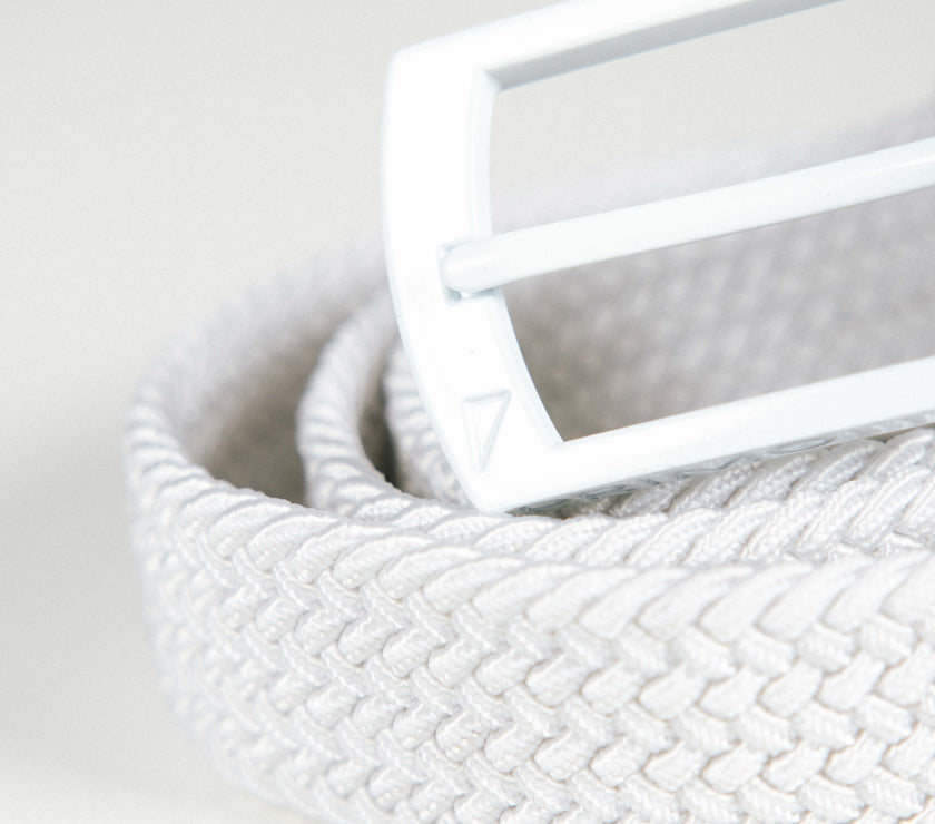 White Tonal Belt