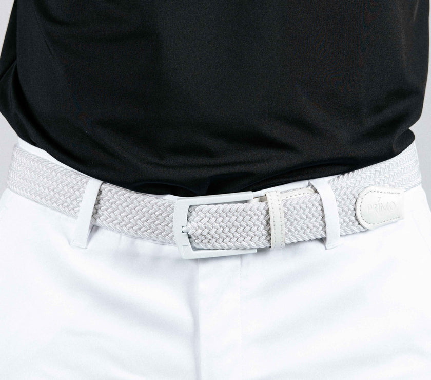 White Tonal Belt