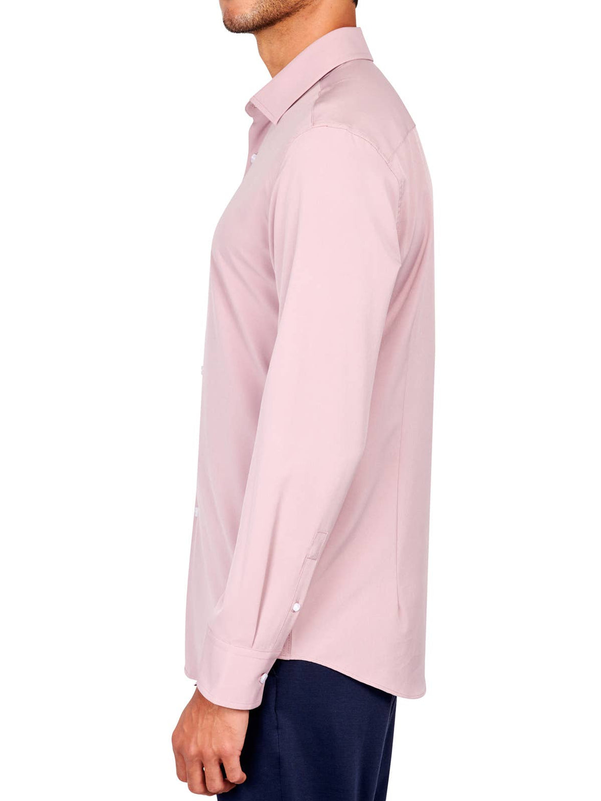 CEREMONY SOLID DRESS SHIRT: NOIR - 001 / 16.5 Large / COC2SDP400