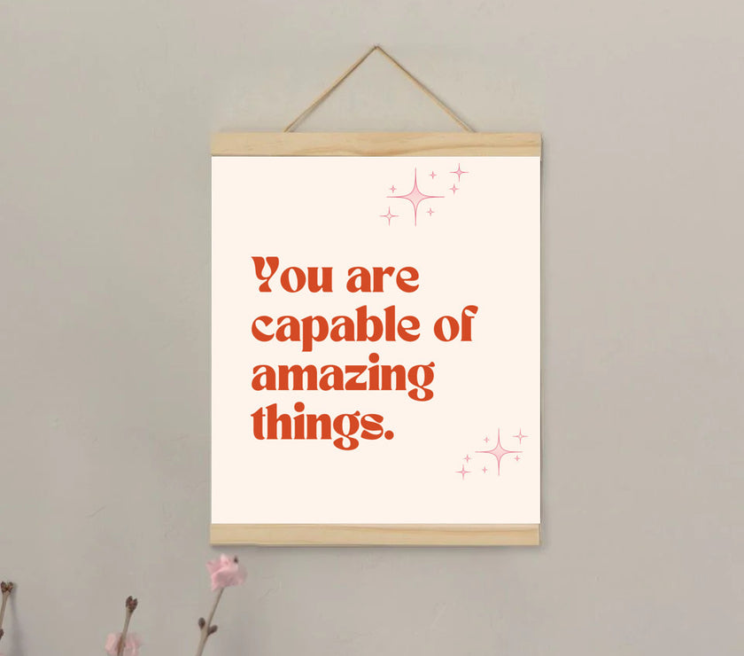 Amazing Things Hanging Canvas