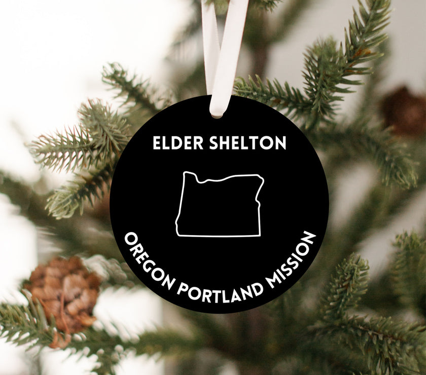 Personalized Missionary Ornament